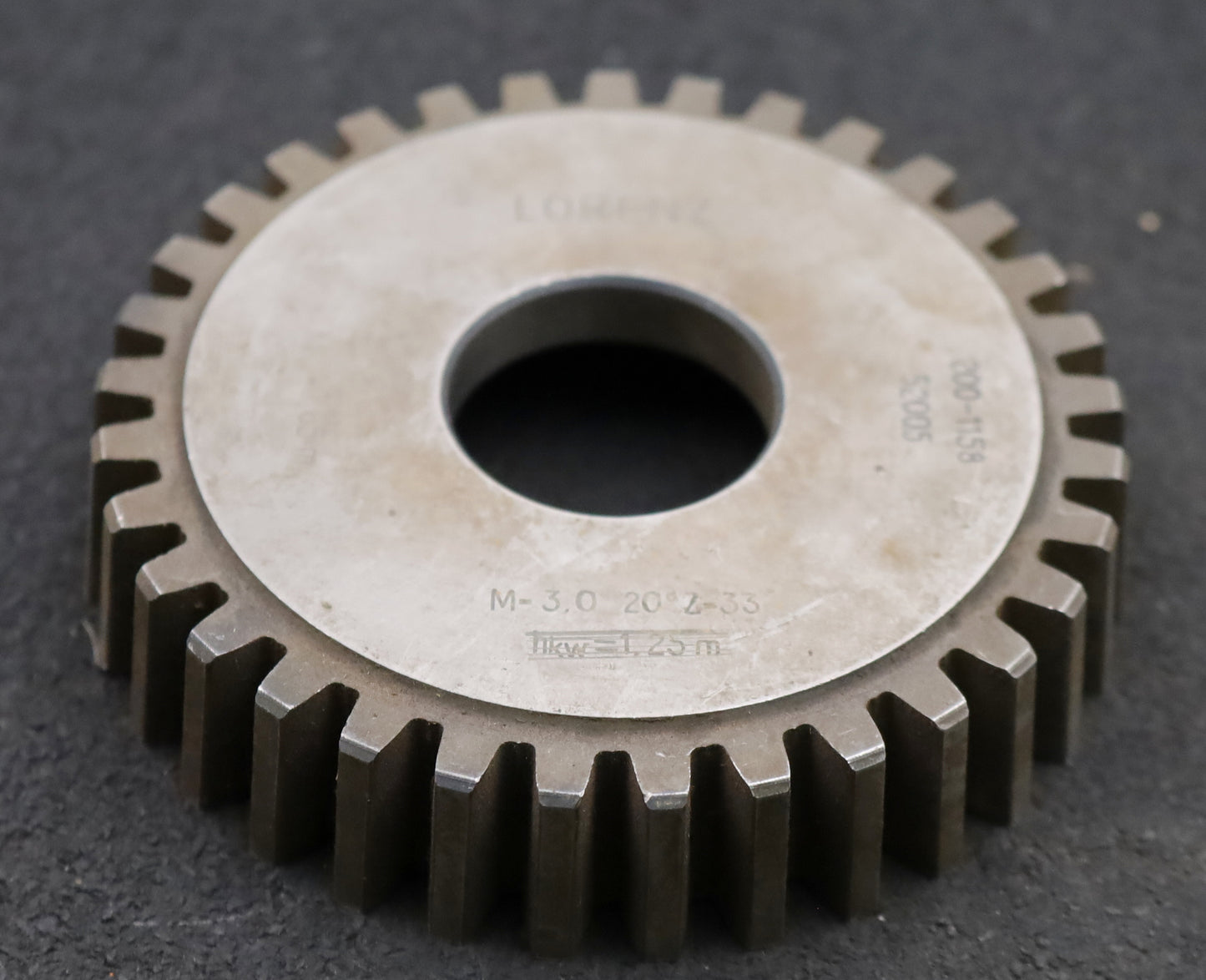 Bild des Artikels LORENZ-Scheibenschneidrad-m=-3mm-EGW-20°-Z=-33-hkw=-0,65xm-Ø104x22xØ1-1/4"