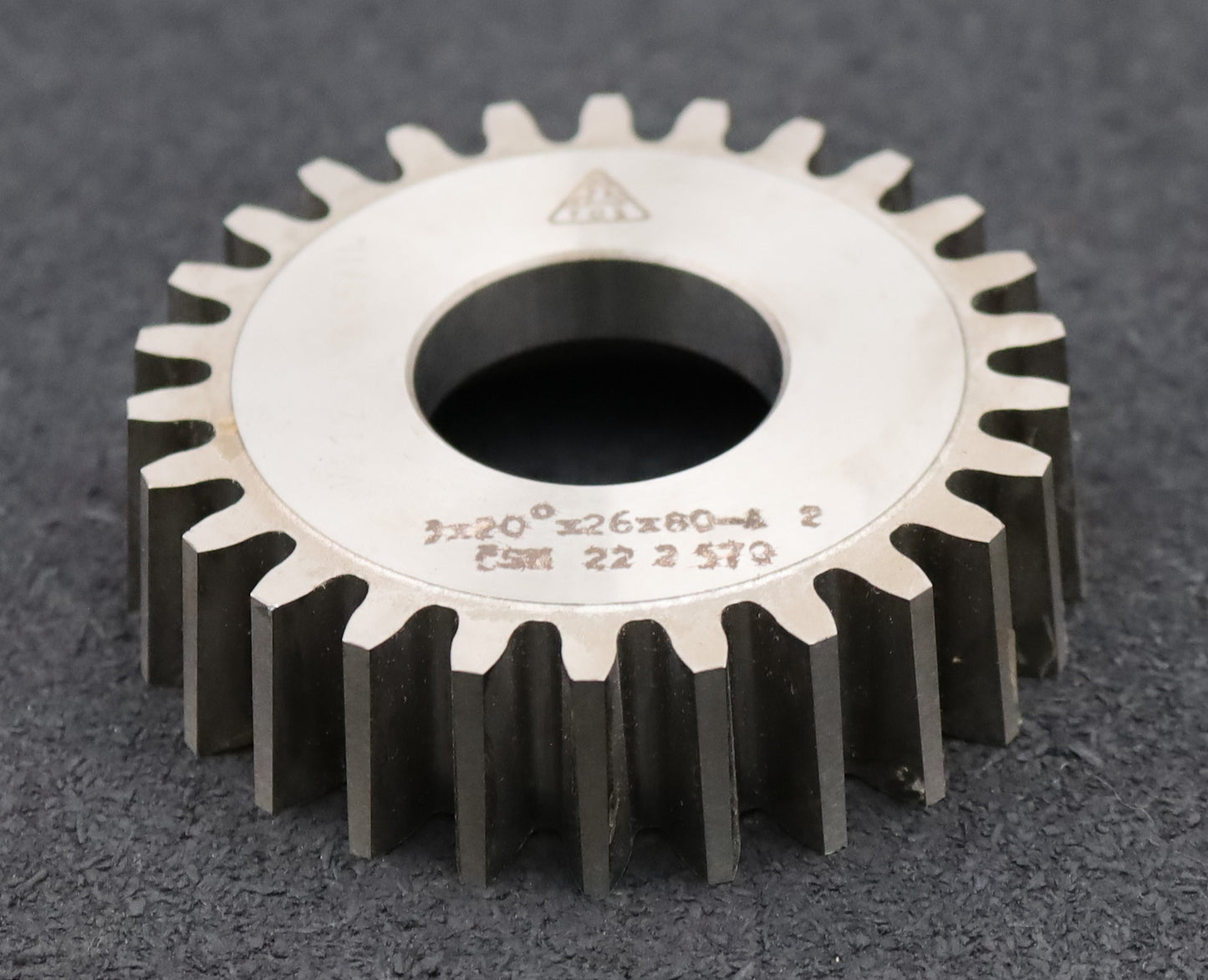 Bild des Artikels TOS-Scheibenschneidrad-m=-3mm-EGW-20°-Z=-26-Ø85x22xØ1-1/4"---zwei-Abschläge
