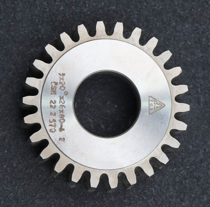 Bild des Artikels TOS-Scheibenschneidrad-m=-3mm-EGW-20°-Z=-26-Ø85x22xØ1-1/4"---zwei-Abschläge