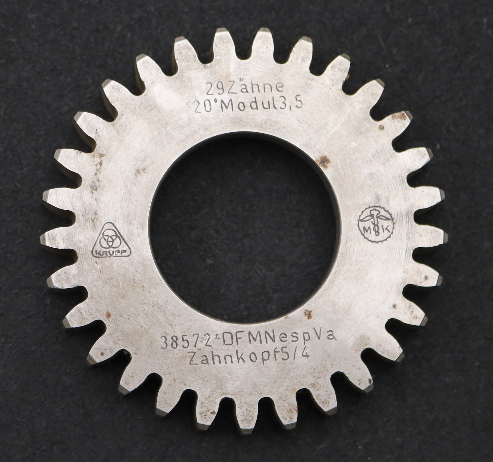 Bild des Artikels KRUPP-Scheibenschneidrad-m=-3,5mm-EGW-20°-Z=-29-Zahnkopf-5/4-Ø111x18xØ1-3/4"