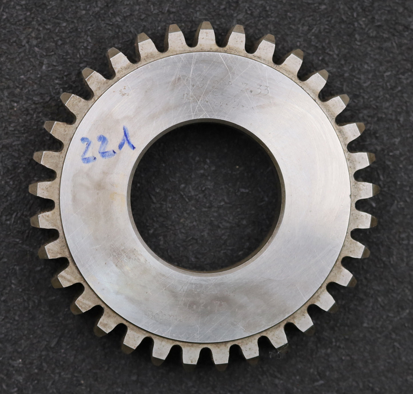 Bild des Artikels RAXA-GARANT-Scheibenschneidrad-m=-3mm-EGW-20°-Z=-33-hkw--1,25m-Ø107x20xØ1-3/4"