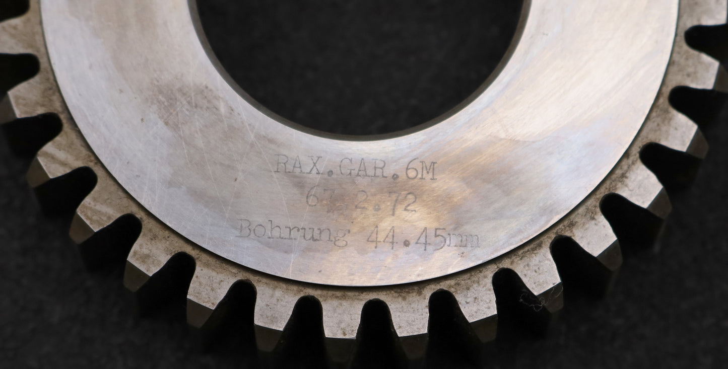 Bild des Artikels RAXA-GARANT-Scheibenschneidrad-m=-3mm-EGW-20°-Z=-33-hkw--1,25m-Ø107x20xØ1-3/4"