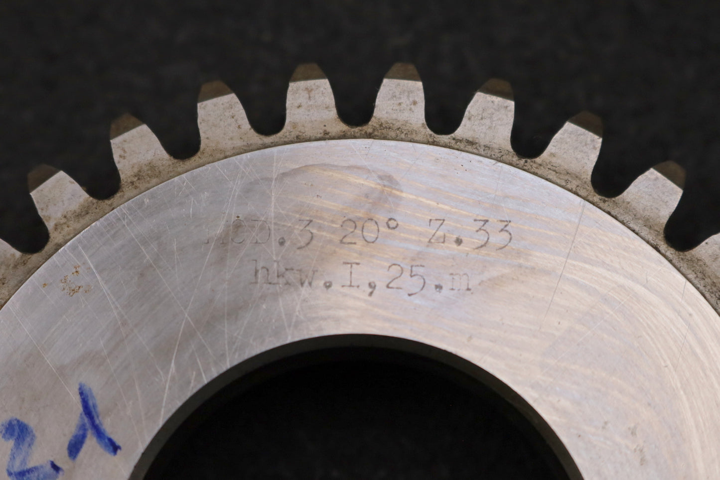Bild des Artikels RAXA-GARANT-Scheibenschneidrad-m=-3mm-EGW-20°-Z=-33-hkw--1,25m-Ø107x20xØ1-3/4"