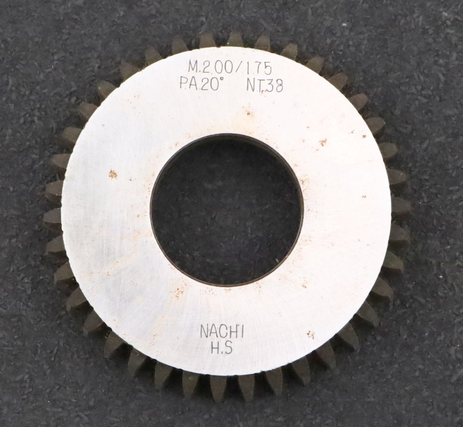 Bild des Artikels NACHI-Scheibenschneidrad-m=-2mm-EGW-20°-Z=-38-Ø82x20xØ1-1/4"-gebraucht
