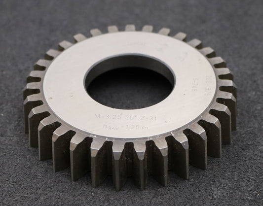 Bild des Artikels LORENZ-Scheibenschneidrad-m=-3,25mm-EGW-20°-Z=-31-hkw=-1,25m-Ø110x22xØ1-3/4"