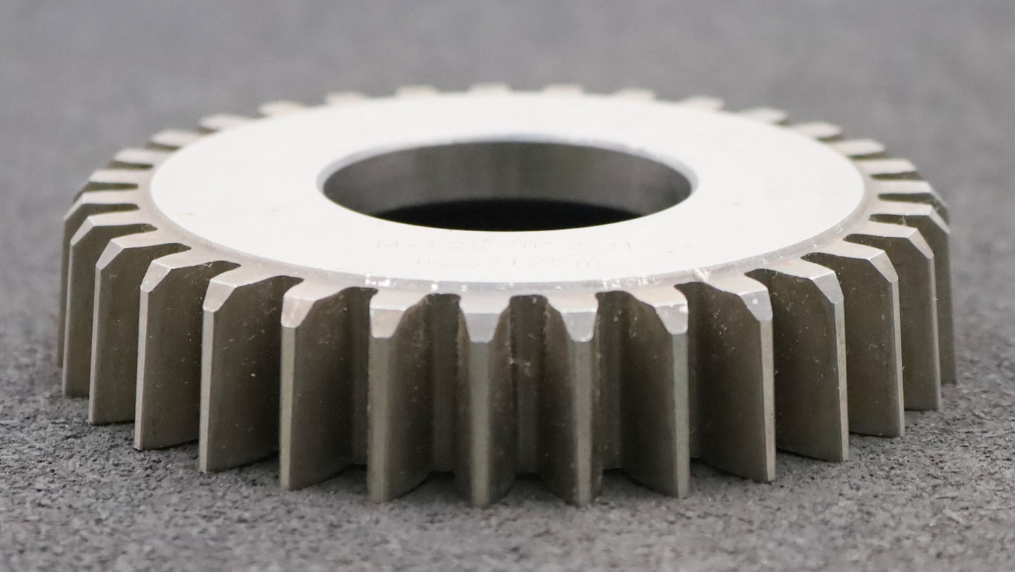 Bild des Artikels LORENZ-Scheibenschneidrad-m=-3,25mm-EGW-20°-Z=-31-hkw=-1,25m-Ø110x22xØ1-3/4"