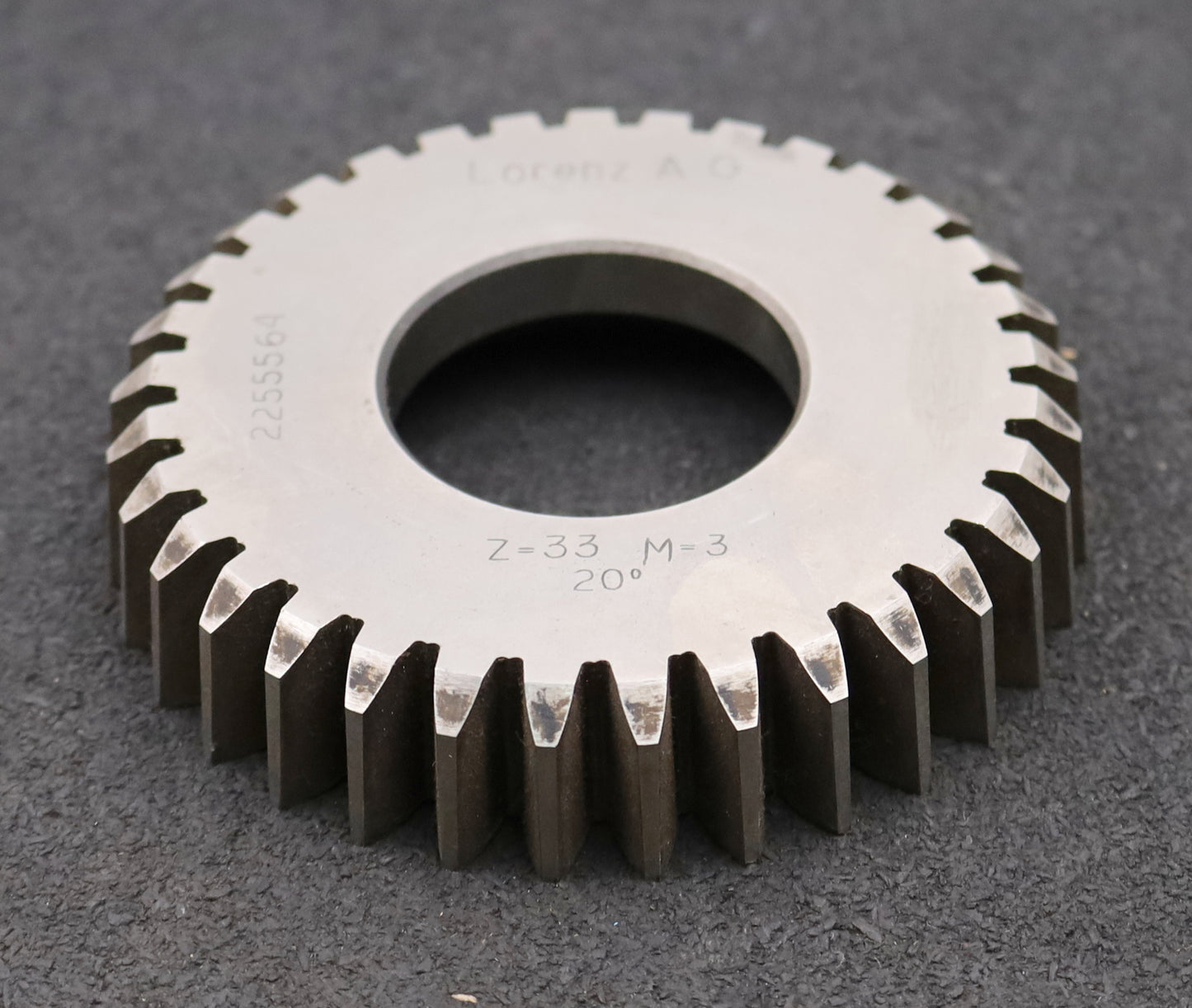 Bild des Artikels LORENZ-Scheibenschneidrad-m=-3mm-EGW-20°-Z=-33-Ø107x16xØ1-3/4"-gebraucht