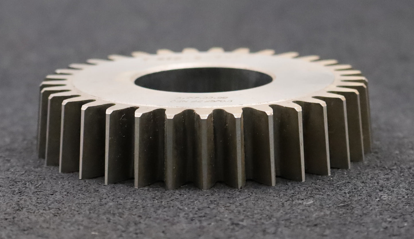 Bild des Artikels Scheibenschneidrad-m=-3mm-EGW-20°-Z=-33-Ø108x23xØ1-3/4"-HSS30-gebraucht