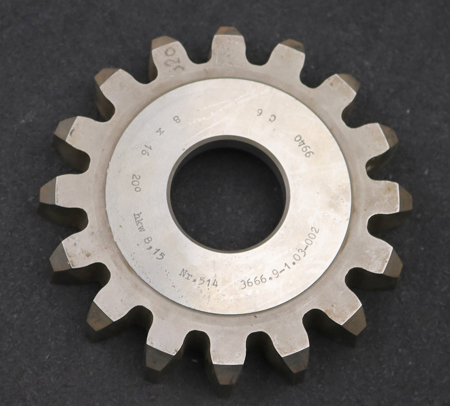 Bild des Artikels Scheibenschneidrad-m=-8mm-EGW-20°-Z=-16-hkw=-8,15-Ø149x25xØ1-3/4"-gebraucht