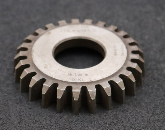 Bild des Artikels PWS-Scheibenschneidrad-m=-3mm-EGW-20°-Z=-25-hk=-1,25m-BP-II-Ø82x15xØ1-1/4"