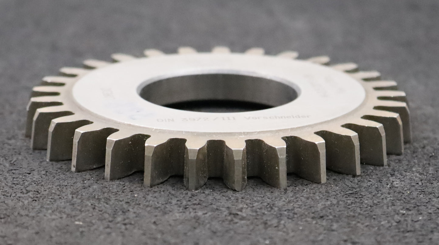 Bild des Artikels LORENZ-Scheibenschneidrad-Vorschneider-DIN3972-m=-3,5mm-EGW-20°-Z=-29-hkw=-1,36m