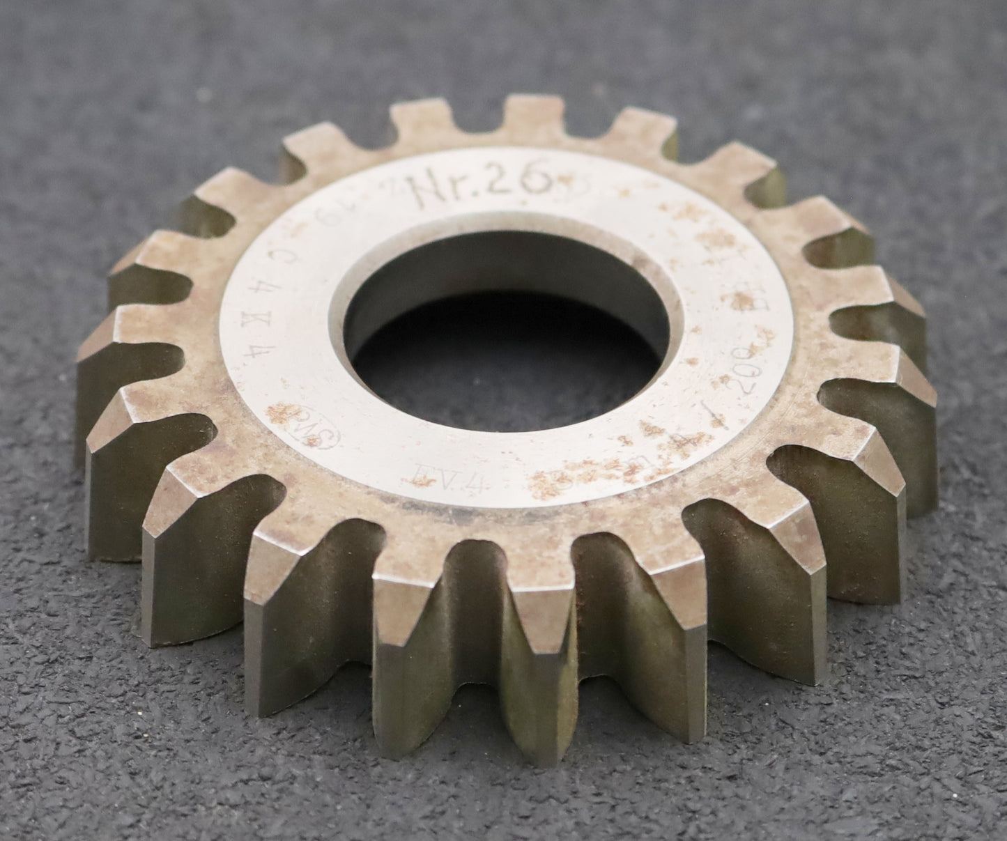 Bild des Artikels PWS-Scheibenschneidrad-m=-4mm-EGW-20°-Z=-19-BP-II-Ø86x18xØ1-1/4"-gebraucht