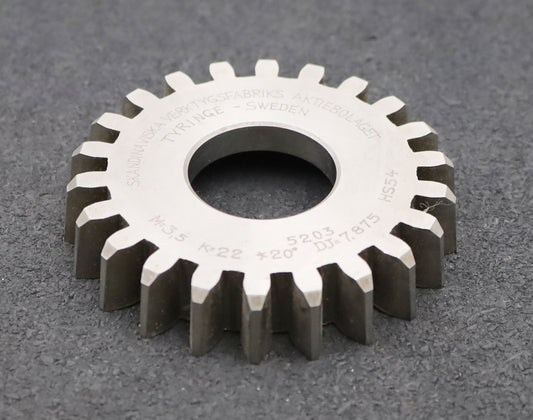 Bild des Artikels SVA-Scheibenschneidrad-m=-3,5mm-EGW-20°-Z=-22-DJ=-7,875-Ø86x16xØ1-1/4"-HS54