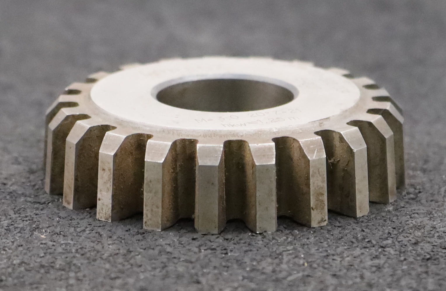Bild des Artikels LORENZ-Scheibenschneidrad-m=-3mm-EGW-20°-Z=-21-hkw=-1,25m-Ø67x16xØ25mm-gebraucht