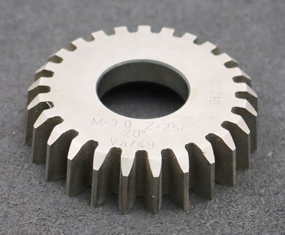 Bild des Artikels LORENZ-Scheibenschneidrad-m=-3mm-EGW-20°-Z=-25-Ø83x20xØ1-1/4"-gebraucht