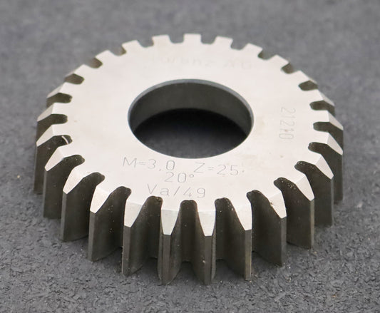 Bild des Artikels LORENZ-Scheibenschneidrad-m=-3mm-EGW-20°-Z=-25-Ø83x20xØ1-1/4"-gebraucht