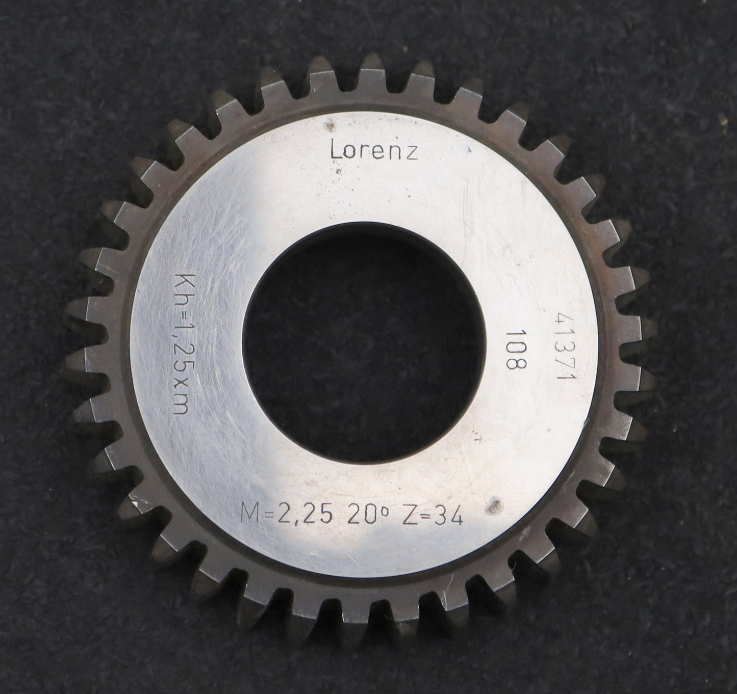 Bild des Artikels LORENZ-Scheibenschneidrad-m=-2,25mm-EGW-20°-Z=-34-Kh=-1,25xm-Ø83x21xØ1-1/4"