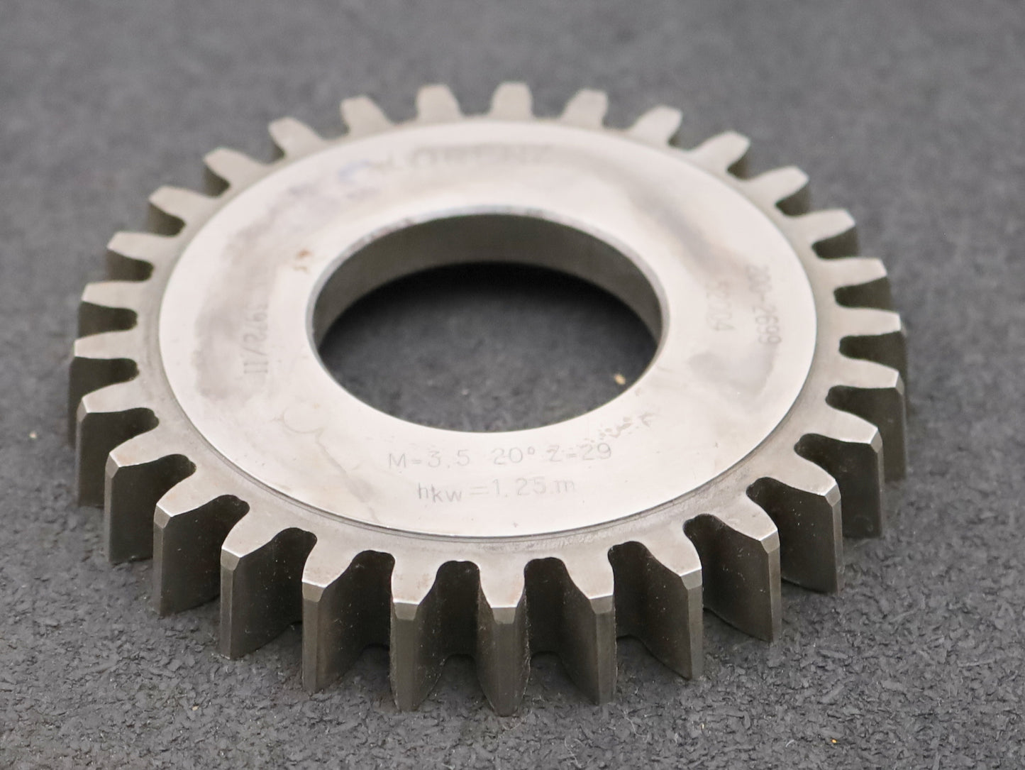 Bild des Artikels LORENZ-Scheibenschneidrad-m=-3,5mm-EGW-20°-Z=-29-hkw=-1,25m-BP-II-DIN3972