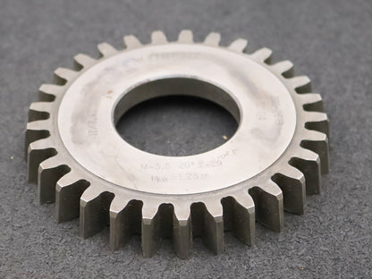 Bild des Artikels LORENZ-Scheibenschneidrad-m=-3,5mm-EGW-20°-Z=-29-hkw=-1,25m-BP-II-DIN3972
