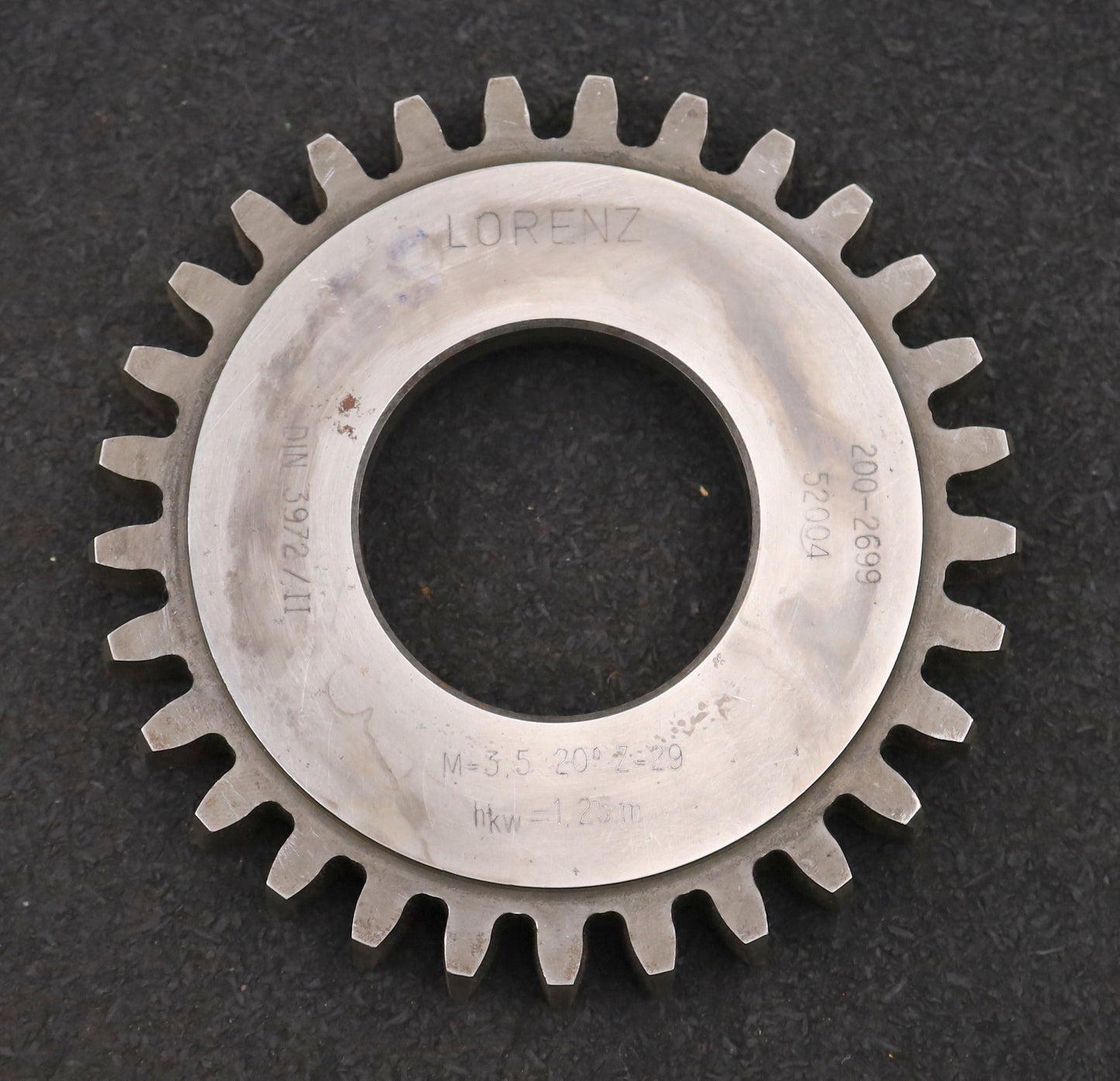 Bild des Artikels LORENZ-Scheibenschneidrad-m=-3,5mm-EGW-20°-Z=-29-hkw=-1,25m-BP-II-DIN3972