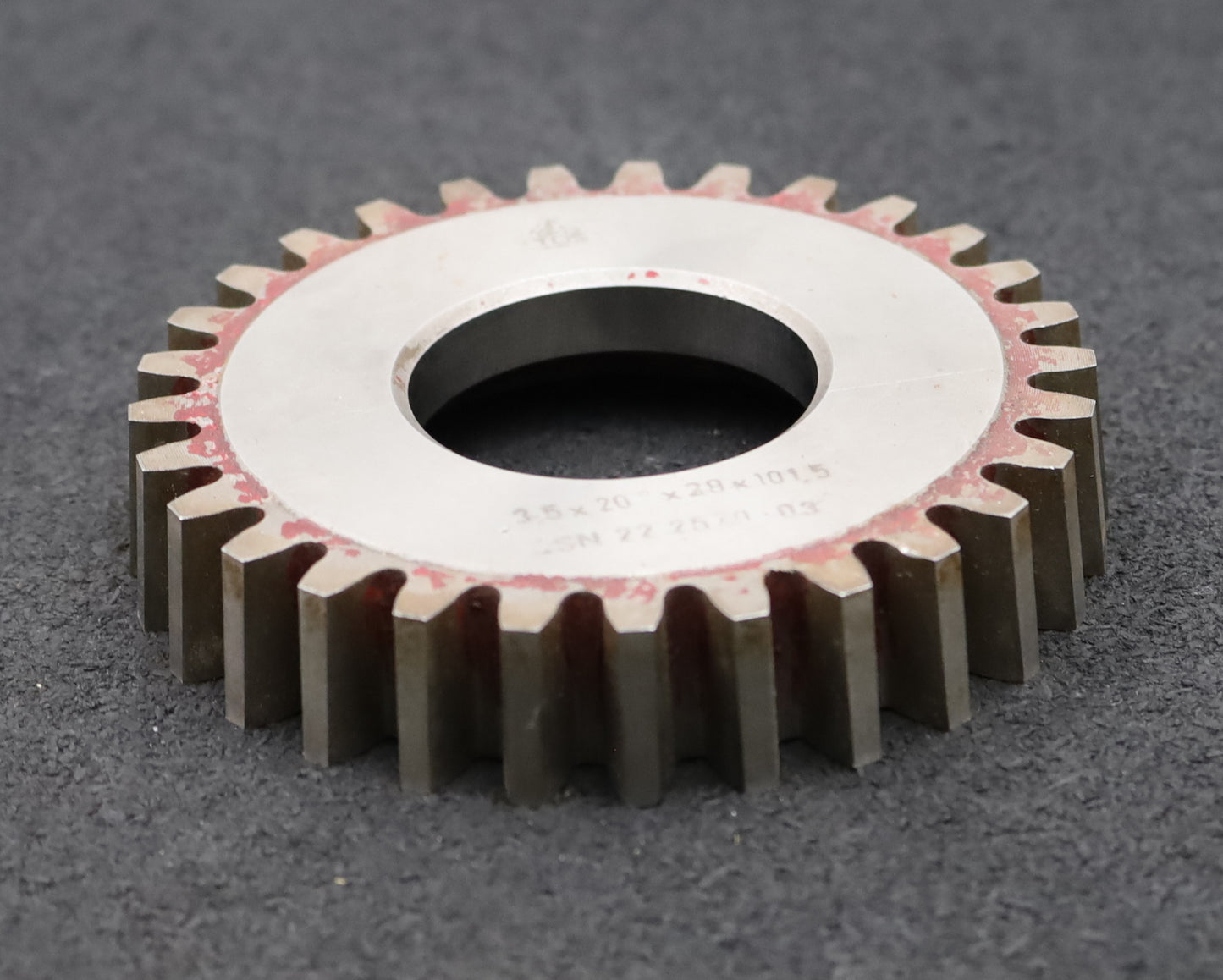 Bild des Artikels TOS-Scheibenschneidrad-m=-3,5mm-EGW-20°-Z=-29-Ø108x20xØ1-3/4"---ein-Abschlag