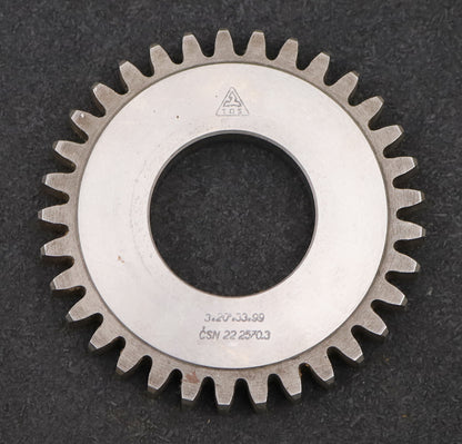 Bild des Artikels TOS-Scheibenschneidrad-m=-3mm-EGW-20°-Z=-33-Ø106x12xØ1-3/4"-gebraucht