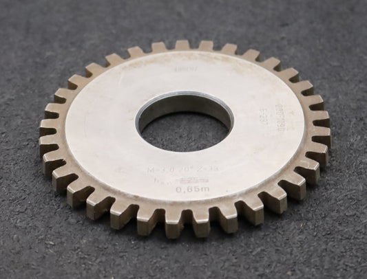 Bild des Artikels LORENZ-Scheibenschneidrad-m=-3,0mm-EGW-20°-Z=-33-hkw=-0,65m-Ø101x10xØ1-1/4"