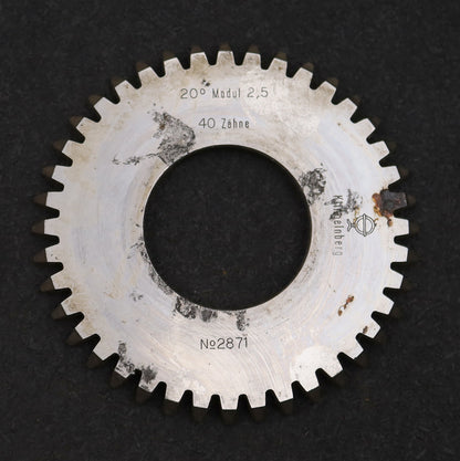 Bild des Artikels KLINGELNBERG-Scheibenschneidrad-m=-2,5mm-EGW-20°-Z=-40-Ø105x6xØ1-3/4"-gebraucht