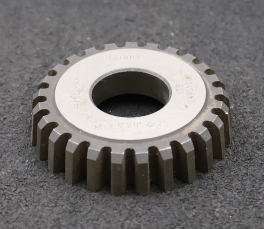 Bild des Artikels LORENZ-Scheibenschneidrad-m=-2,5mm-EGW-20°-Z=-25-hkw=-1,25xm-Ø66x15xØ25mm