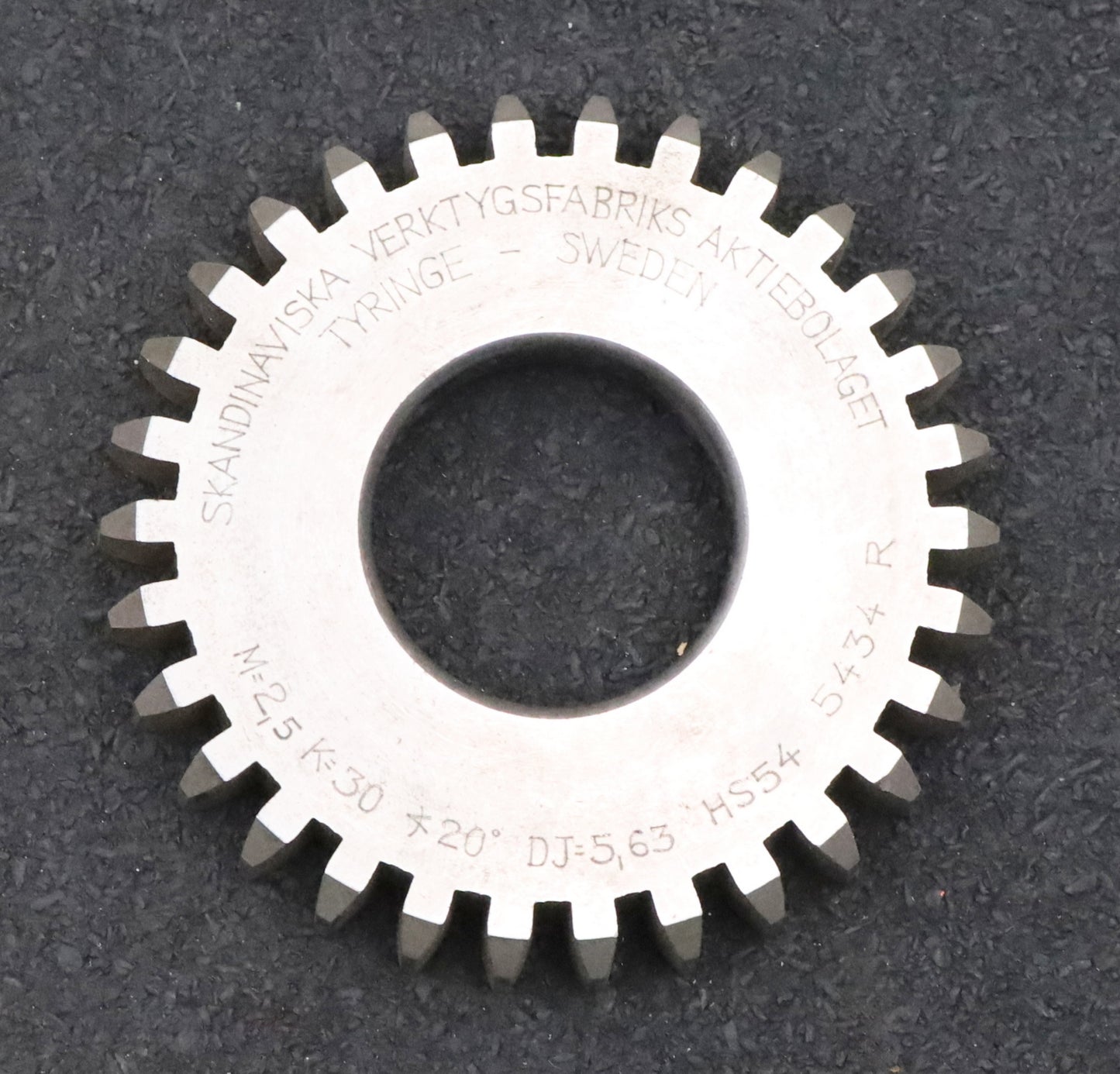 Bild des Artikels SVA-Scheibenschneidrad-m=-2,5mm-EGW-20°-Z=-30-DJ=-5,63-Ø81x12xØ1-1/4"-HS54