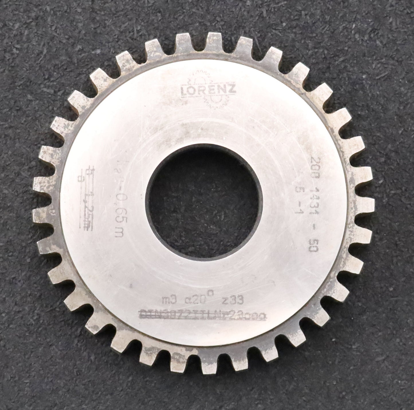 Bild des Artikels LORENZ-Scheibenschneidrad-m=-3mm-EGW-20°-Z=-33-ha0=-0,65m-Ø103x21xØ1-1/4''