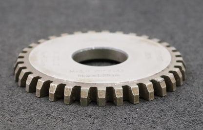 Bild des Artikels LORENZ-Scheibenschneidrad-m=-3mm-EGW-20°-Z=-33-hkw=-0,65xm-BP-II-Ø101x10xØ1-1/4"