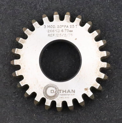 Bild des Artikels DATHAN-Scheibenschneidrad-m=-3mm-EGW-20°-Z=-25-Ø83x23xØ1-1/4"---4-Abschläge