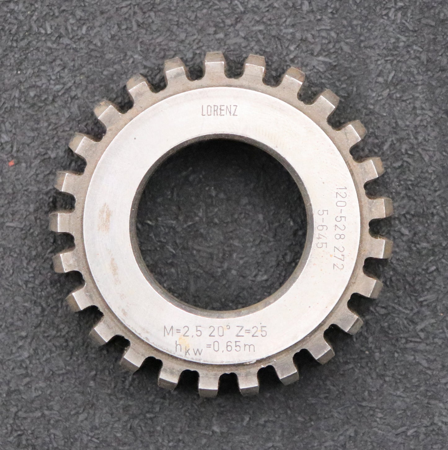 Bild des Artikels LORENZ-Scheibenschneidrad-m=-2,5mm-EGW-20°-Z=-25-hkw=-0,65m-Ø67x21xØ1-1/4''