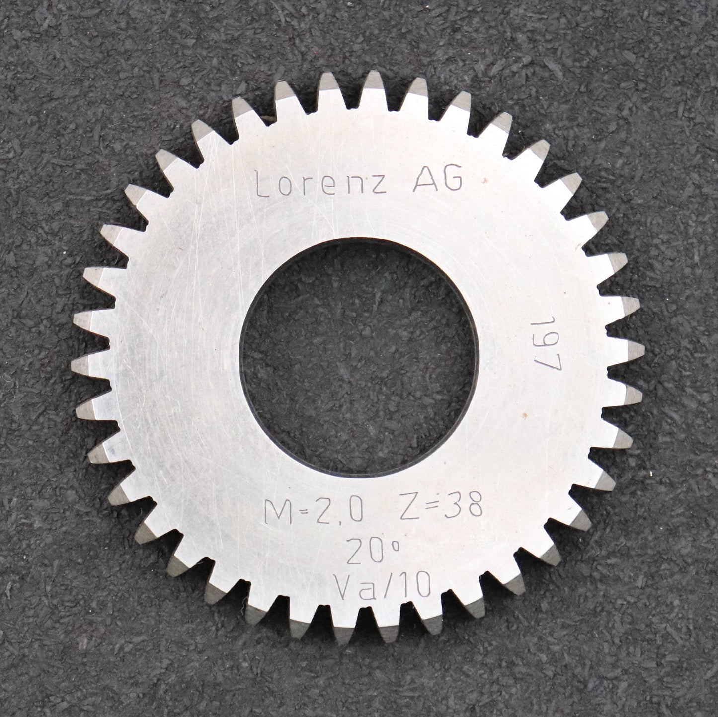 Bild des Artikels LORENZ-Scheibenschneidrad-m=-2mm-EGW-20°-Z=-38-Ø80x10xØ1-1/4''-gebraucht