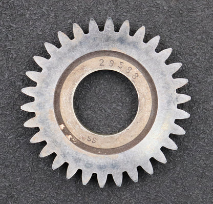 Bild des Artikels Scheibenschneidrad-m=-2,5mm-EGW-20°-Z=-30-Zahnkopfhöhe-3,12mm-Ø81x12xØ1-1/4''