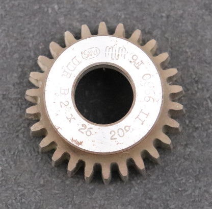 Bild des Artikels PWS-Glockenschneidrad-m=-2mm-EGW-20°-Z=-26-BP-II-Ø58x32xØ20mm-Qualität-B