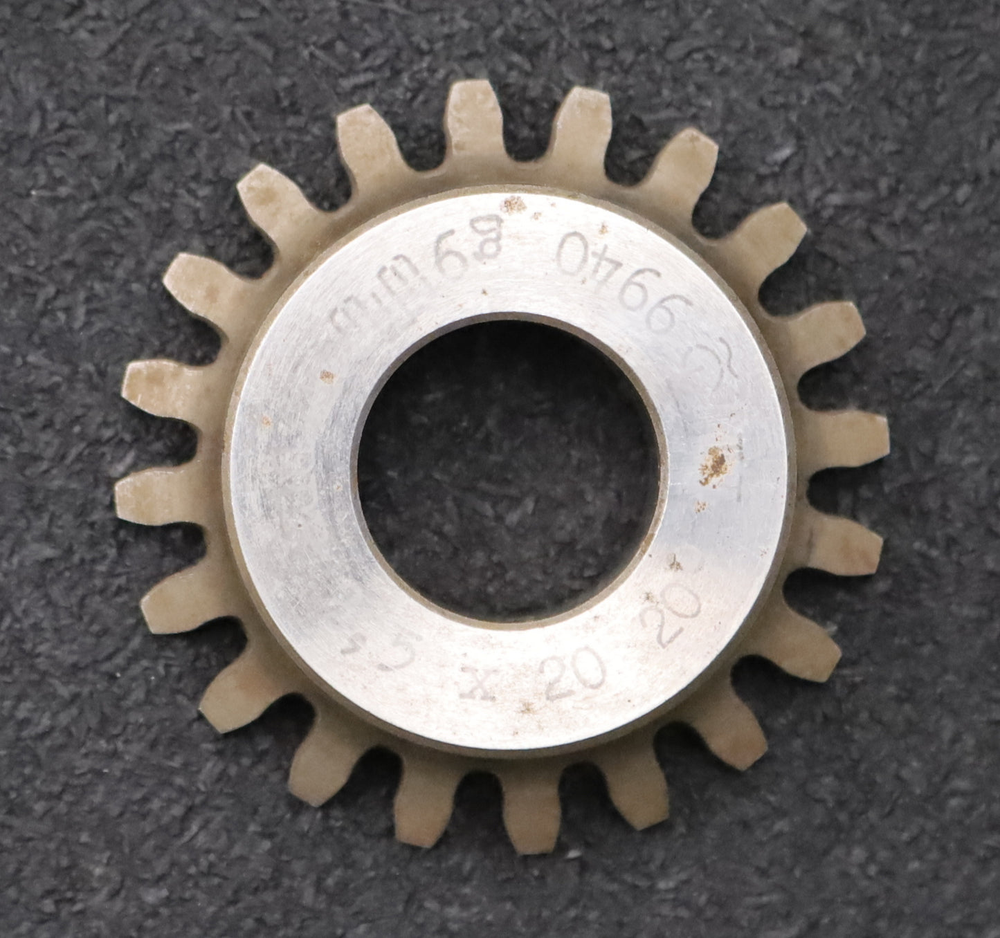 Bild des Artikels PWS-Glockenschneidrad-m=-2,5mm-EGW-20°-Z=-20-BP-II-Ø53x14xØ20mm-gebraucht