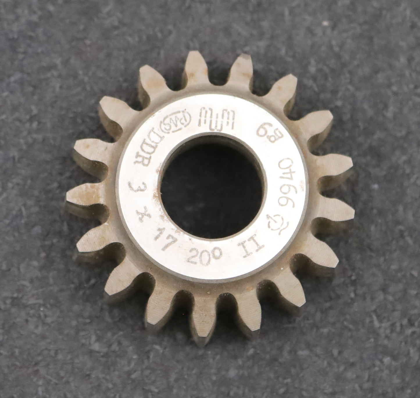 Bild des Artikels PWS-Glockenschneidrad-m=-3mm-EGW-20°-Z=-17-BP-II-Ø58x25xØ20mm-gebraucht