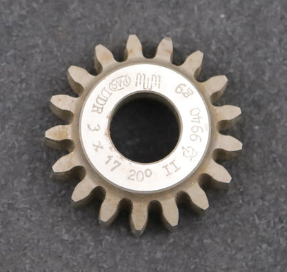 Bild des Artikels PWS-Glockenschneidrad-m=-3mm-EGW-20°-Z=-17-BP-II-Ø58x25xØ20mm-gebraucht