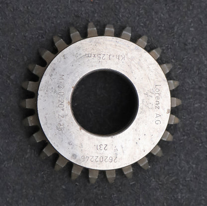 Bild des Artikels LORENZ-Glockenschneidrad-m=-3mm-EGW-20°-Z=-26-hk=-1,25xm-Ø84x31xØ1-1/4''