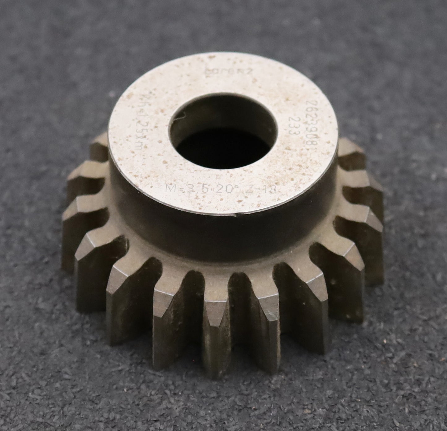 Bild des Artikels LORENZ-Glockenschneidrad-m=-3,5mm-EGW-20°-Z=-18-Kh=-1,25xm-Ø72x38xØ22mm