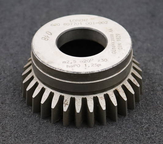 Bild des Artikels LORENZ-Glockenschneidrad-m=-2,5mm-EGW-20°-Z=-30-haP0=-1,25m-Ø82x33xØ1-1/4''