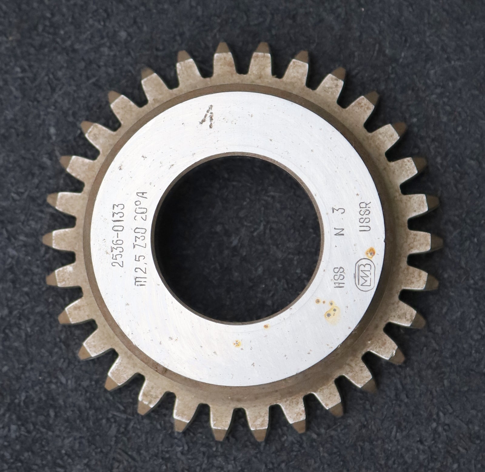 Bild des Artikels MIZ-Glockenschneidrad-m=-2,5mm-EGW-20°-Z=-30-Ø81x22xØ1-1/4''-Qualität-A-HSS