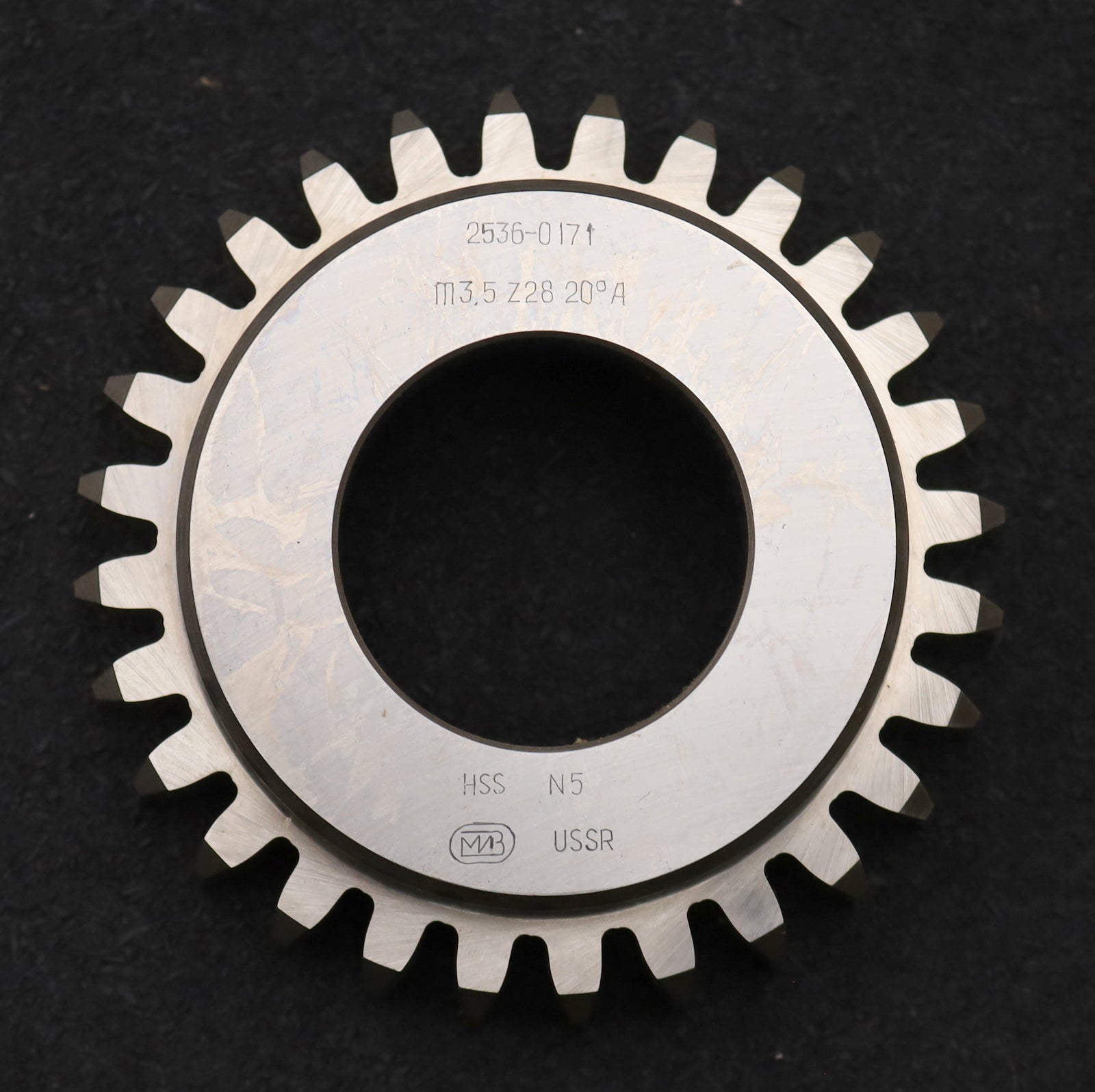 Bild des Artikels MIZ-Glockenschneidrad-m=-3,5mm-EGW-20°-Z=-28-Ø108x33xØ1-3/4''-Qualität-A-HSS