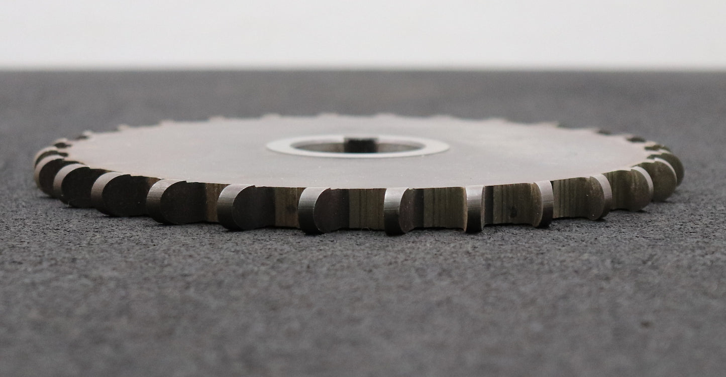 Bild des Artikels MAY-Halbrund-Formfräser-konvex-Radiusfräser-Radius-6mm-Ø196x12xØ40mm-LKN-HSS