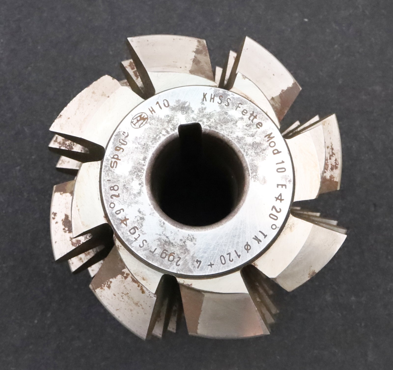 Bild des Artikels FETTE-Schneckenrad-Wälzfräser-worm-wheel-hob-m=-10,0mm-EGW-20°-Ø146x160xØ40mm