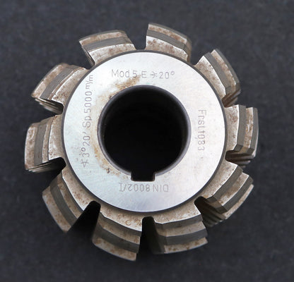 Bild des Artikels LENZEN-Schneckenrad-Wälzfräser-m=-5,0mm-EGW-20°-Frästiefe-10,833mm