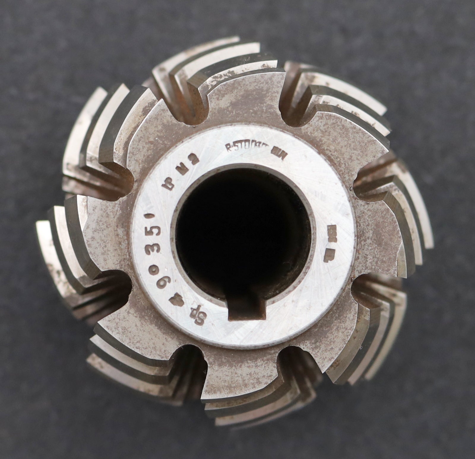 Bild des Artikels STOCK-Schneckenrad-Wälzfräser-worm-wheel-hob-m=-6,5mm-EGW-20°-TeilkreisØ-73mm