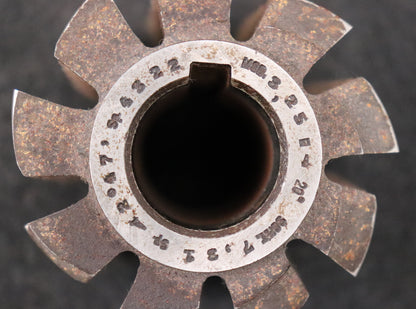 Bild des Artikels R.STOCK-Zahnrad-Wälzfräser-gear-hob-m=-3,25mm-EGW-20°-Ø74x71xØ27mm-mit-LKN